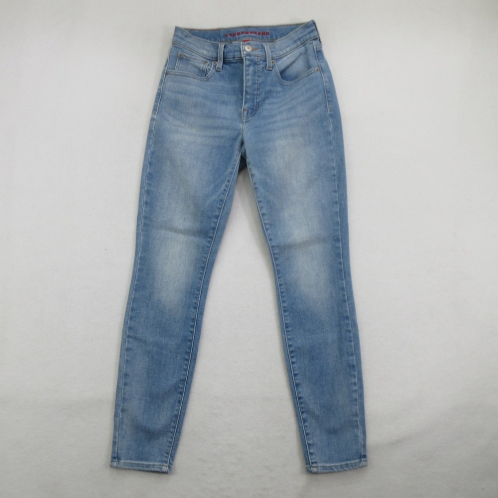 Lucky Brand Women's Bridgette High Rise Skinny Jeans Size 2/26 R Light Wash Blue
